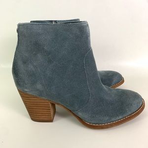 Sam Edelman Grey Suede Mari Ankle Boot NWOB